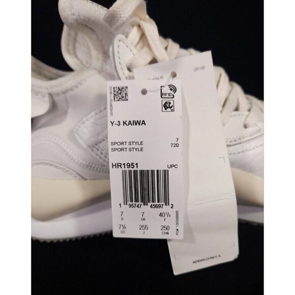 Adidas Y-3 Yohji Yamamoto Kaiwa Sneaker 7.5 Mens Off White HR1951 - Picture 8 of 16
